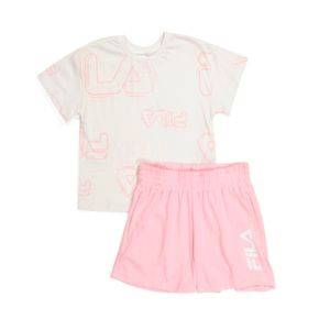 FILA GIRLS 2PC TEE/SHORT SET
